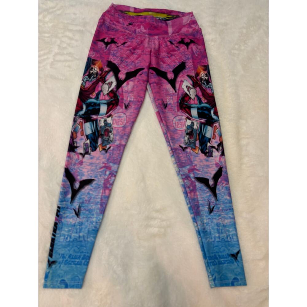 Elektra DC Comics Character Print Leggings Harley Quinn/Joker